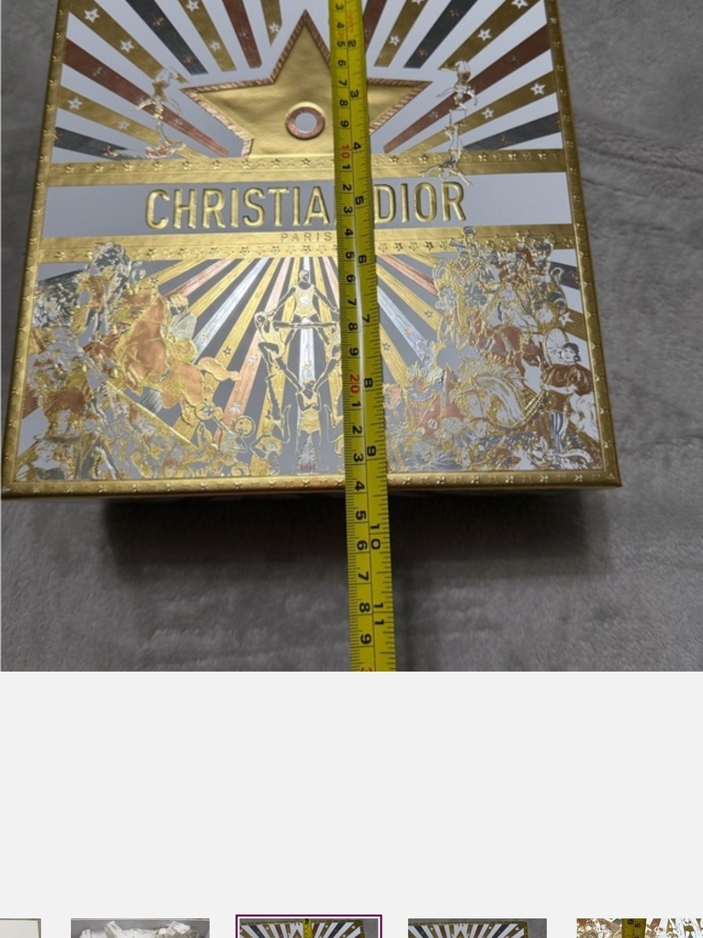 Dior Gold and White Star Gift Box - Picture 2 of 4